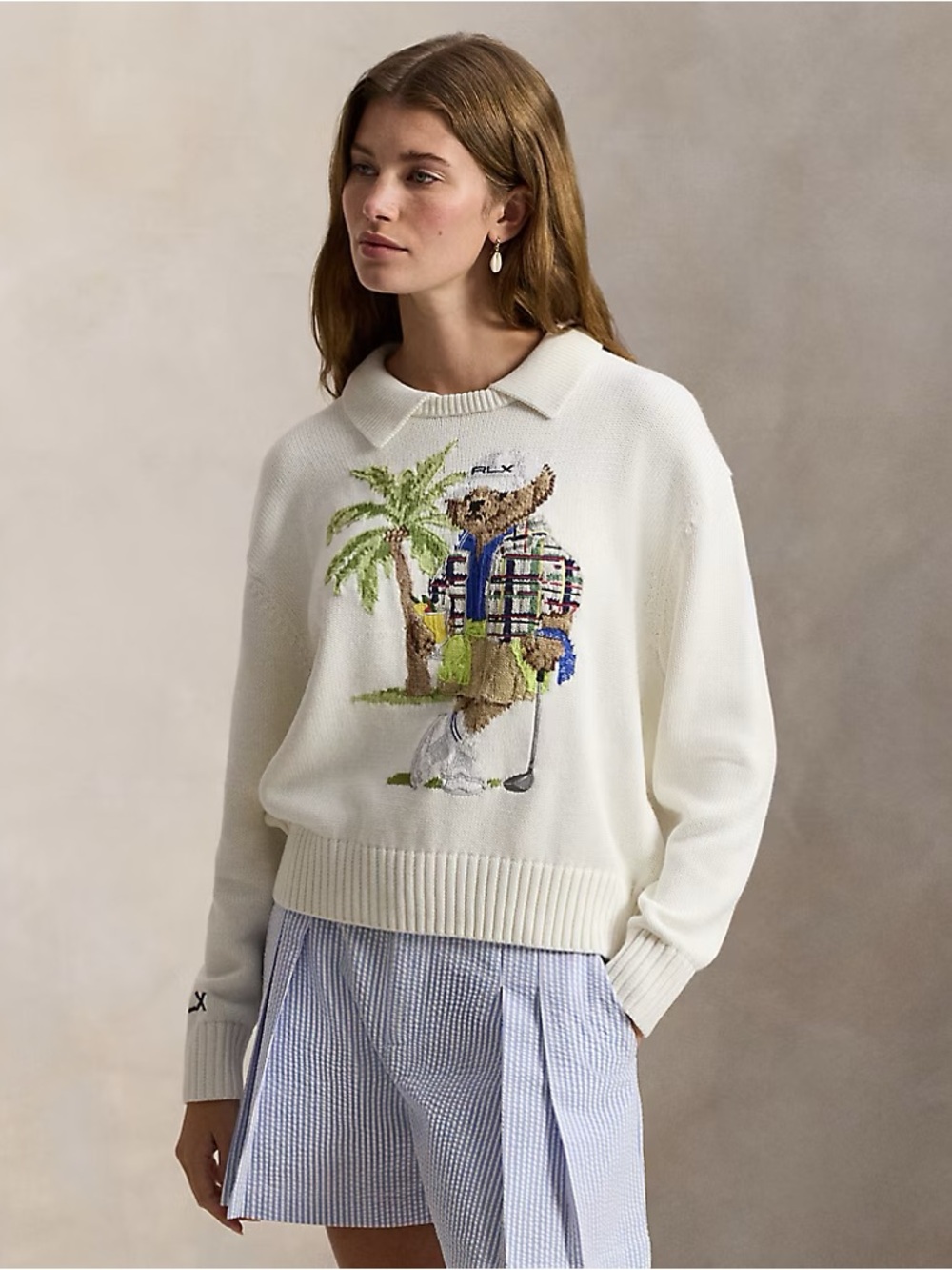 NWT: RLX Polo Bear Golf Performance Polo Sweater - US L - Picture 2 of 2